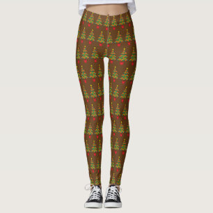 Basketball Christmas Tree Leggings