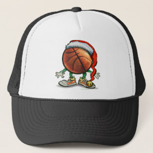 Basketball Christmas Trucker Hat