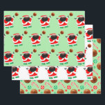 Basketball Christmas Wrapping Paper Sheet<br><div class="desc">Unique basketball holiday gift tissue for your favourite basketball player,  coach or fantasy team sports fan.</div>