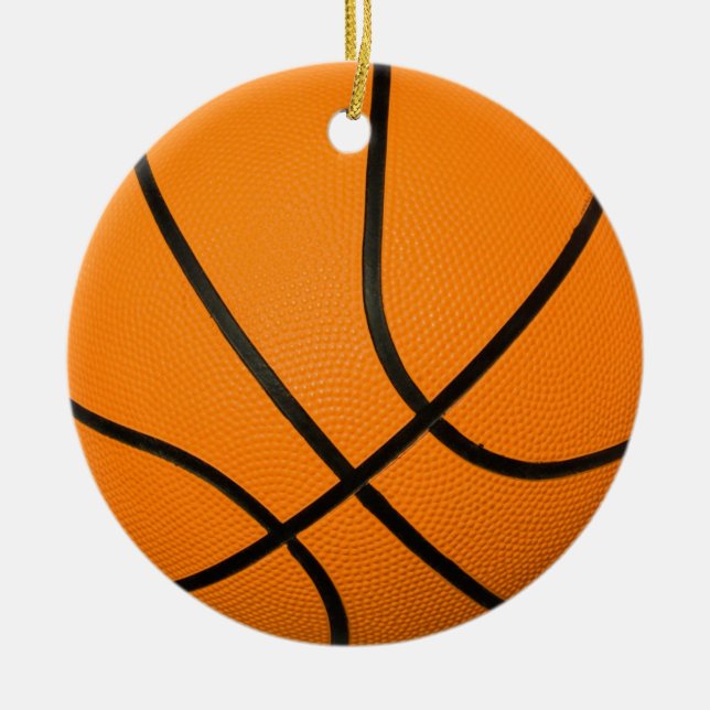 Basketball Circle Ornament (Front)