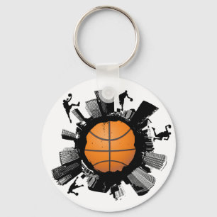 Basketball City Key Ring