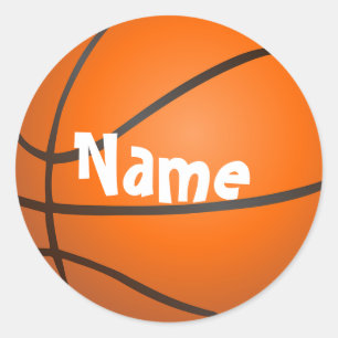 Basketball  classic round sticker