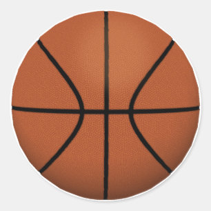Basketball: Classic Round Sticker