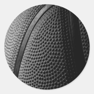 Basketball Classic Round Sticker