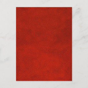 Basketball Close-Up Texture Skin Postcard