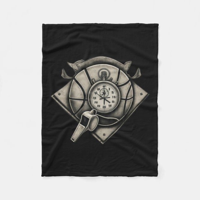 Basketball Coach 1  Fleece Blanket (Front)
