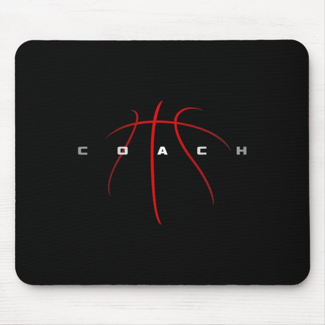 Basketball Coach 1 Mouse Mat (Front)