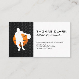 Basketball Coach   Athletic Coach Business Card