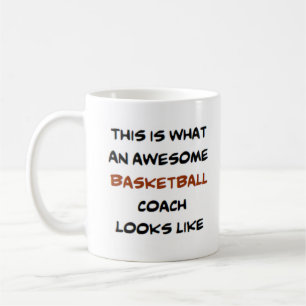 basketball coach, awesome coffee mug
