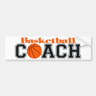 Basketball Coach Bumper Sticker