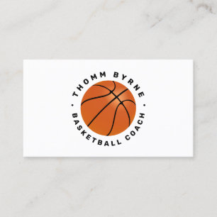 Basketball Coach  Business Card