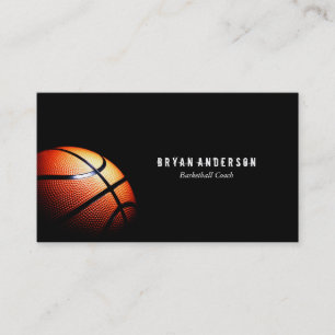 Basketball Coach Business Card