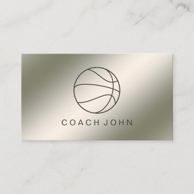 Basketball Coach Business Card 2019 (Front)