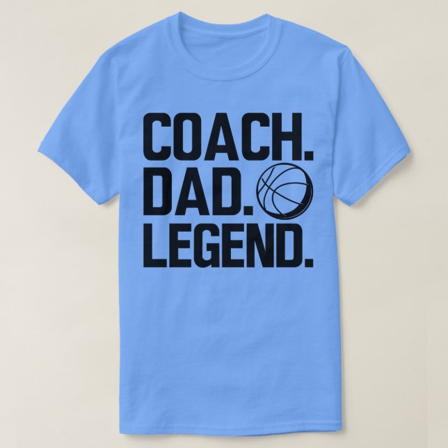 Basketball Coach Coach Dad1 T-Shirt (Design Front)