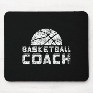 Basketball Coach Coaching Basketballer Trainer Mouse Mat