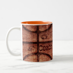 Basketball coach coffee mug
