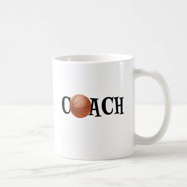 Basketball Coach Coffee Mug (Right)