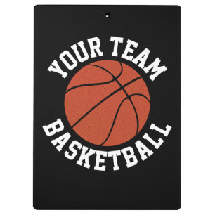 Basketball Coach Custom Team Name Sports Clipboard