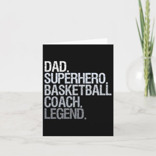 Basketball Coach Dad 1  Card