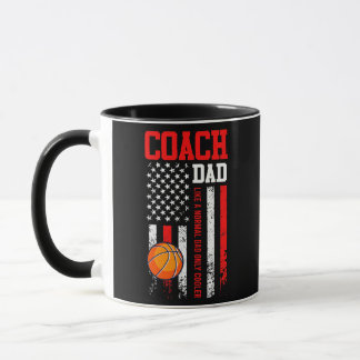 Basketball Coach Dad basketball USA player Mug