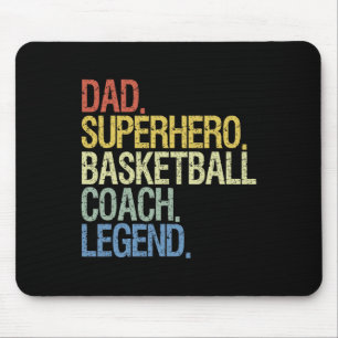 Basketball coach dad  mouse mat