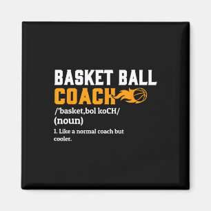 Basketball Coach Definition Gift Fun Basketball Co Magnet