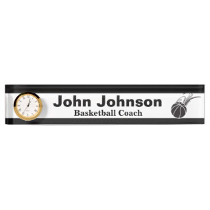 Basketball Coach   DIY Name Nameplate