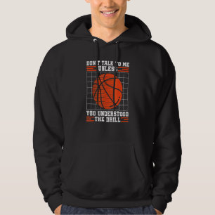Basketball Coach Drills  Sport Hoop Girls Basketba Hoodie