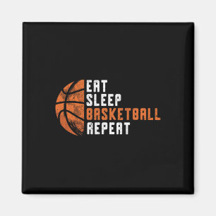 Basketball Coach Eat Sleep Basketball Repeat Baske Magnet