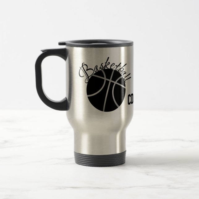 Basketball Coach, etc.! SRF Travel Mug (Left)