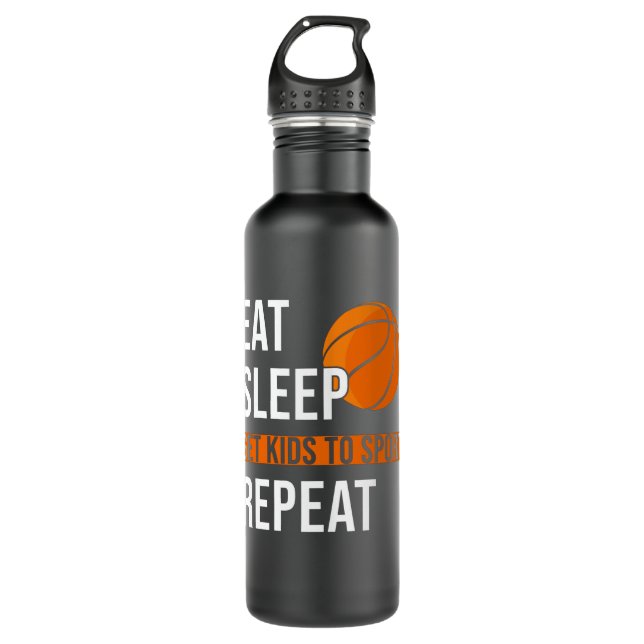 Basketball Coach Gift 710 Ml Water Bottle (Front)