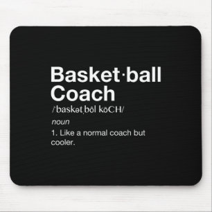 Basketball Coach  Gift Fun Basketball Definition T Mouse Mat