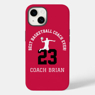  Basketball Coach Jersey Number Design Case-Mate iPhone 14 Case