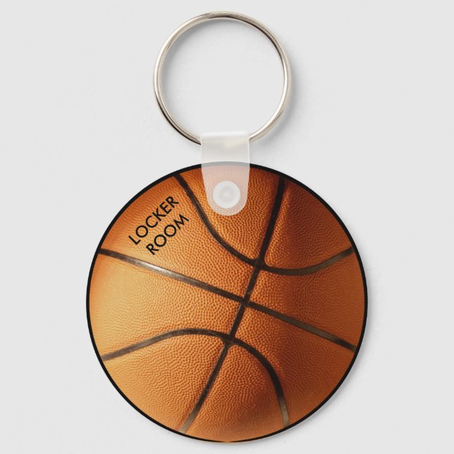 Basketball Coach Key Keeper Ring (Front)