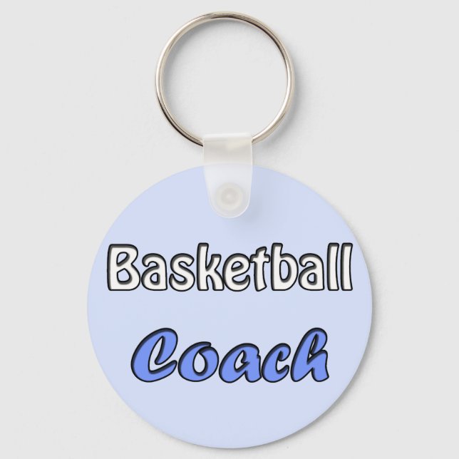 Basketball Coach Key Ring (Front)