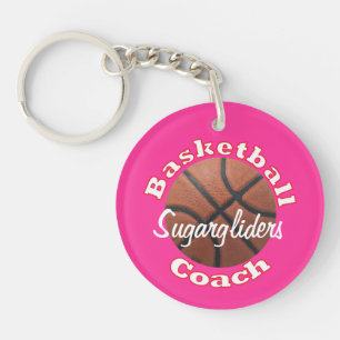 Basketball Coach Key Ring