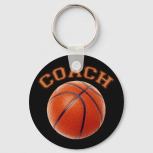 Basketball Coach Key Ring