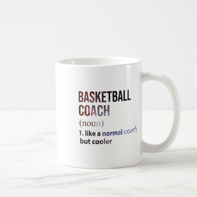Basketball Coach Like A Normal Coach But Cooler Ga Coffee Mug (Right)