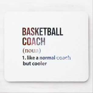 Basketball Coach Like A Normal Coach But Cooler Ga Mouse Mat