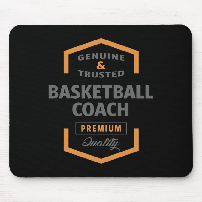 Basketball Coach  Mouse Mat (Front)