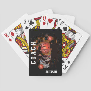 Basketball - Coach Playing Cards