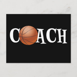 Basketball Coach Postcard