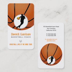 Basketball Coach   Professional Player Business Card