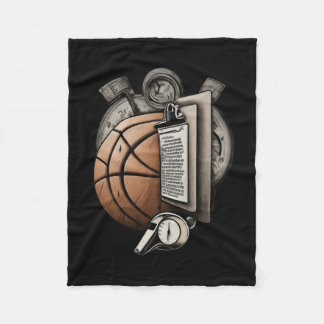 Basketball Coach - S Fleece Blanket