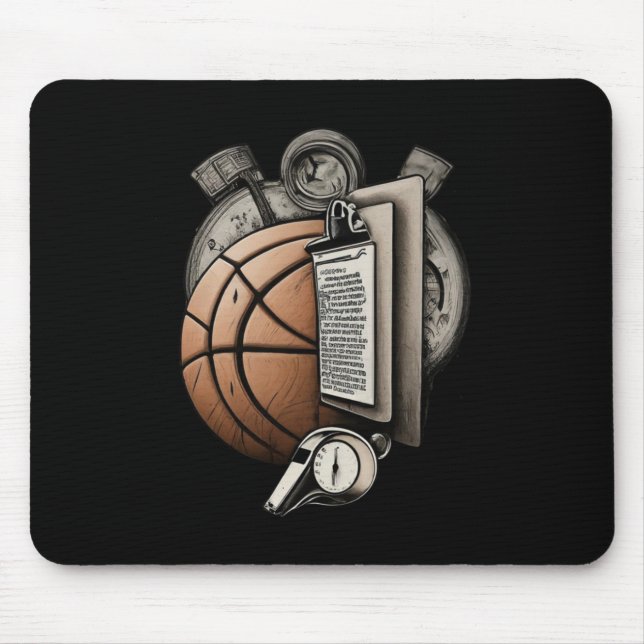 Basketball Coach - S  Mouse Mat (Front)