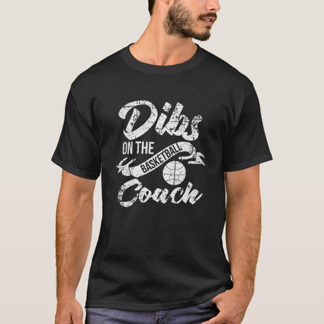Basketball Coach s Wife Girlfriend Shirt Dibs On T (Front)