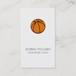 Basketball Coach Scout Professional Sports Busines Business Card
