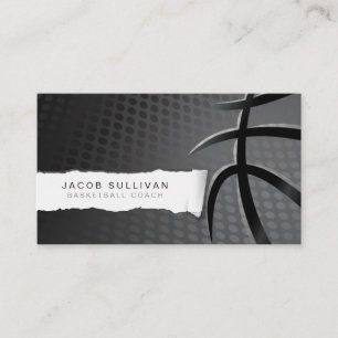 Basketball Coach Scout Professional Sports Business Card
