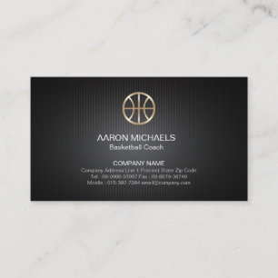 Basketball Coach Scout Professional Sports Business Card