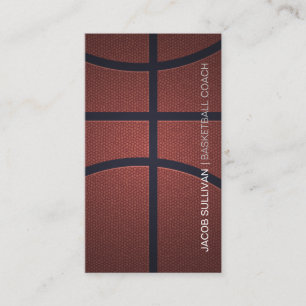 Basketball Coach Scout Professional Sports Business Card